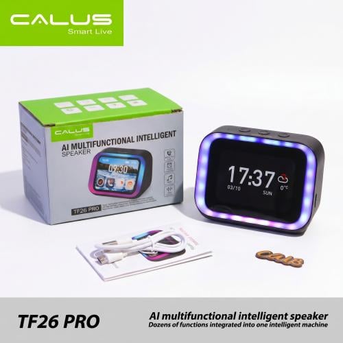 سبيكر CALUS TF26 Pro ذكي متعدد الوظائف بشاشة 3.5 إ...