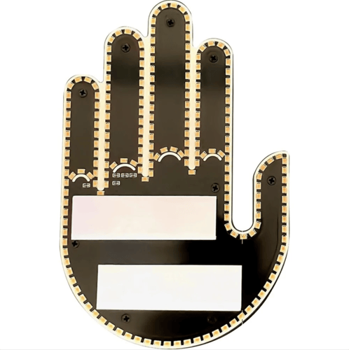 مصباح اشارة اصبع مضحك تحكم عن بعد , 3 خيارات إشارة...