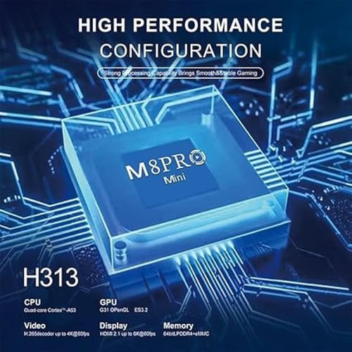 مشغل الألعاب M8 Pro Mini 4K Game TV Box – الترفيه...