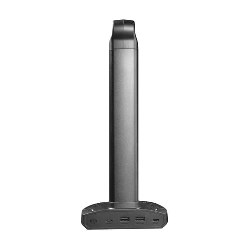 حامل سماعات الألعاب بورودو RGB مع شحن لاسلكي ومنفذ...