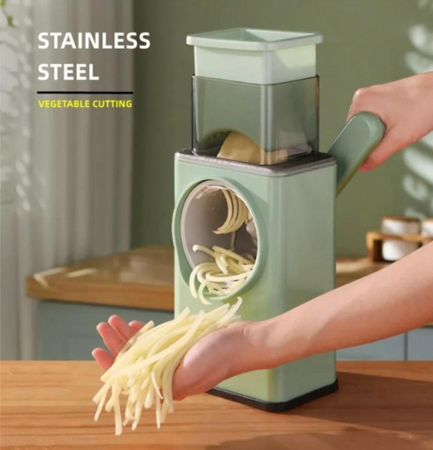 قطاعة الخضار و مبشرة الجبن الدوارة , 3 مستويات للت...