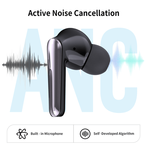 سماعة بلوتوث G-Tab X14 بإلغاء ضوضاء نشط ANC وميكرو...