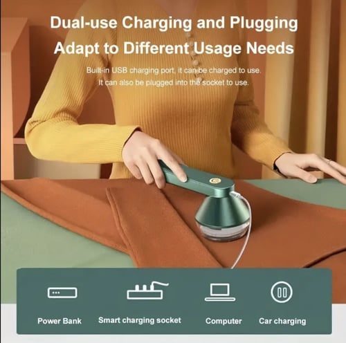 مزيل الوبر و الشعر النسيجي من الملابس المحمول