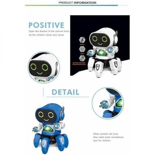 روبوت الأطفال التفاعلي مع جهاز تحكم عن بعد مع موسي...