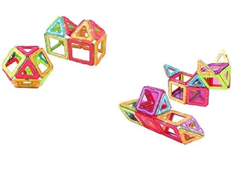 لعبة تركيب اشكال مغناطيسية بسيطة للاطفال ، 40 قطعة