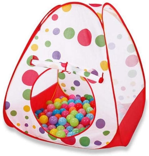 خيمة اللعب القابلة للطي مع 100 كرة ملونة مميزة , ب...