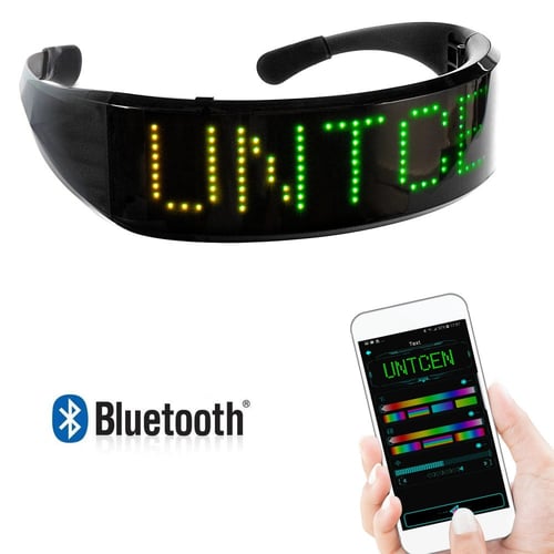 نظارات LED السحرية القابلة لإعادة الشحن , اعكس للع...
