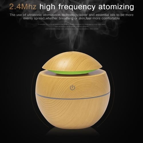 مرطب على شكل كرة، صغير الحجم يعمل بمنفذ USB لغرفة...