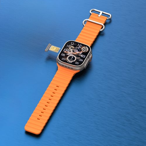 ساعة تيلزيل الذكية تي سي 5 جي بشريحة اتصال وشاشة 2...