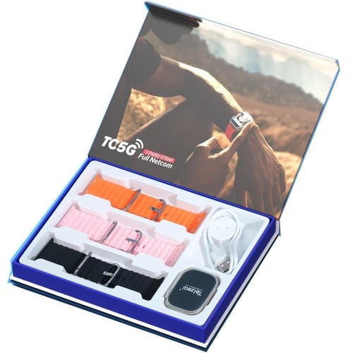 ساعة تيلزيل الذكية تي سي 5 جي بشريحة اتصال وشاشة 2...