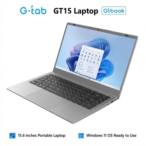 لابتوب جي تاب G-tab GT15 شاشة 15.6 بوصة معالج انتل...