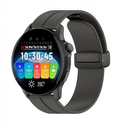 ساعة ذكية جي تاب G-tab GTR 4 شاشة دائرية تدعم المك...