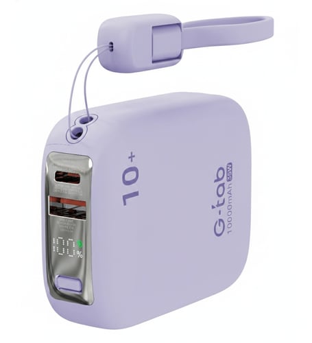 باور بانك جي تاب FLEX11 سعة 10000 ملي أمبير بقوة 3...