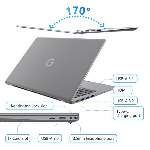 لابتوب جي تاب G-tab GT15 شاشة 15.6 بوصة معالج انتل...