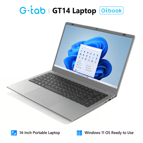لابتوب جي تاب G-tab GT14 شاشة 14 بوصة معالج انتل 8...