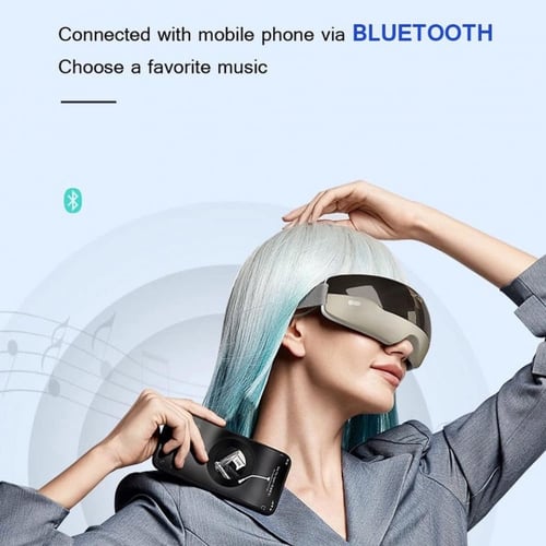 SKG مساج للعيون ب 4 أوضاع مع موسيقى هادئة مدمجة