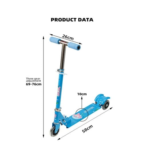 سكوتر دفع للاطفال، سكوتر قابل للطي بارتفاع قابل لل...