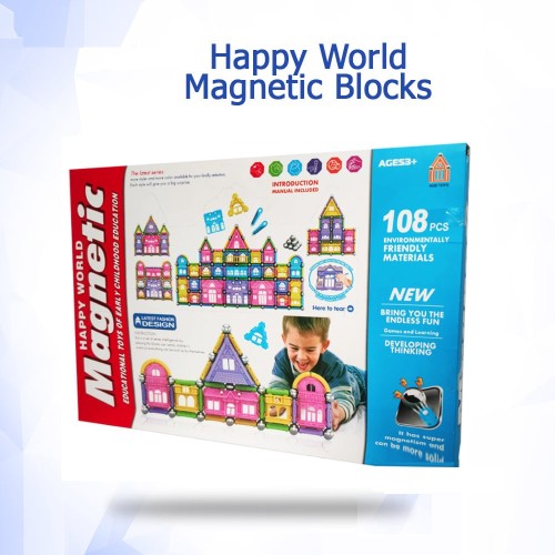 لعبة تركيب اشكال مغناطيسية عيدان و أقواس لتشكيلات...