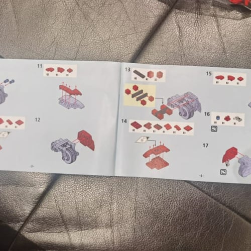 مجموعة مكعبات بناء الدراجات النارية