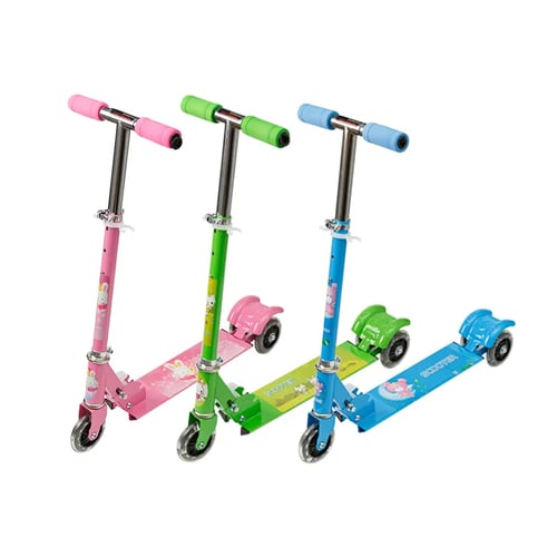 سكوتر دفع للاطفال، سكوتر قابل للطي بارتفاع قابل لل...