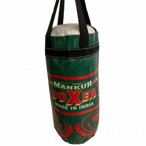 كيس ملاكمة جلد للاطفال مع قفازين و خوذه حماية راس...