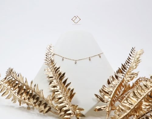 سلسال تشوكر ذهب و الماس