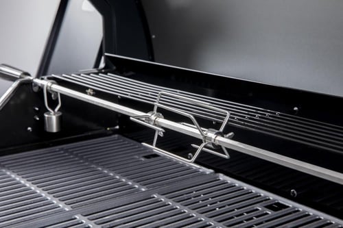 شواية غاز بخمس عيون وعين جانبية وسيخ شواء