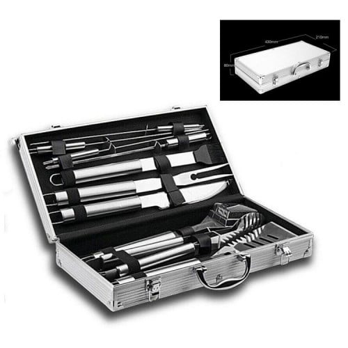 حقيبة ادوات شواء فاخرة - 8 قطع -