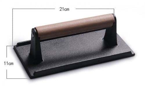 مكبس حديد الزهر للبرجر والستيك