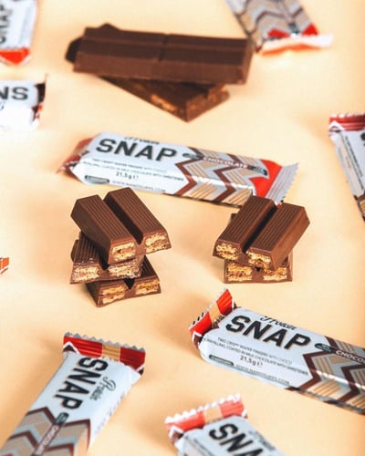 (كرتون25حبة)-بديل الكيت كات الصحي!-سناك شوكولاتة ص...