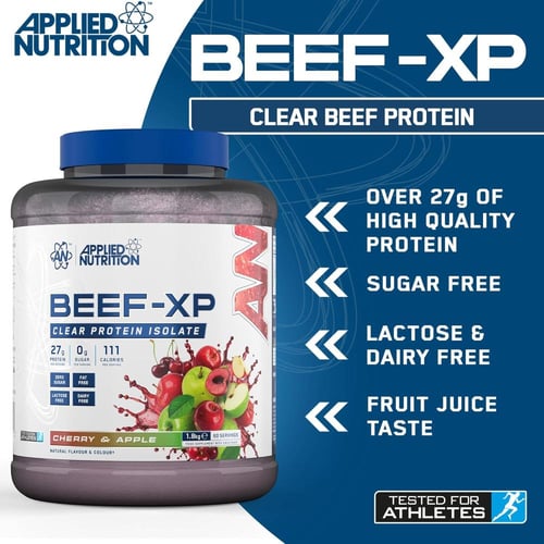 بروتين البيف,BEEF-XP!-(كرز&تفاح أحمر)60حصة