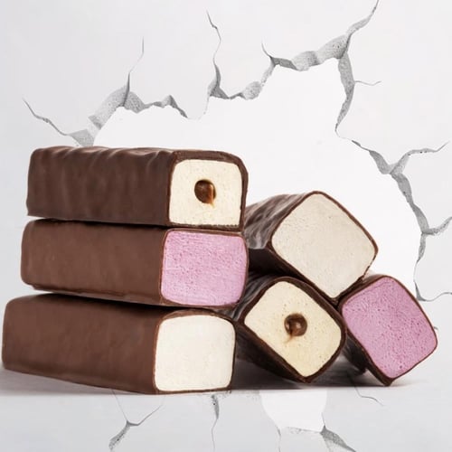 سوج مارشميلو-بروتين بار مغطى بالشوكولاتة(فانيليا)-...