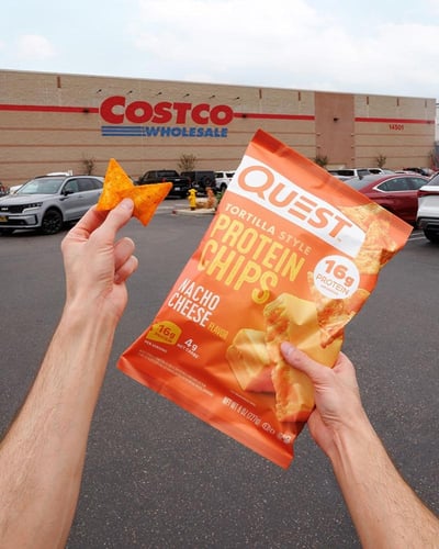 ناتشوز شيبس كويست,18ج بروتين!-بطاطس عالي بالبروتين...