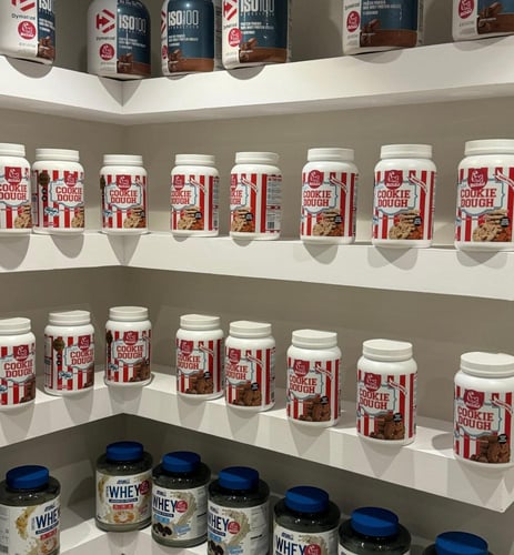 كوكي دو بروتين كازين أدونيس بنكهة براوني شوكولاتة...