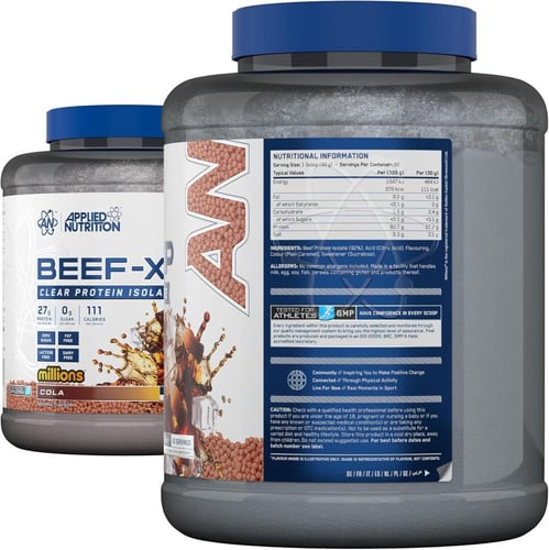 بروتين اللحم بيف اكس بي-(كولا),28ج بروتين!-60سكوب...