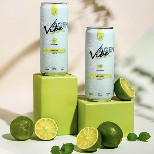 مشروب الكولاجين بطعم الموهيتو ليمون نعناع!-(أهم مش...