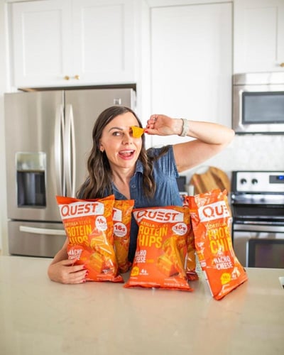 ناتشوز شيبس كويست,18ج بروتين!-بطاطس عالي بالبروتين...