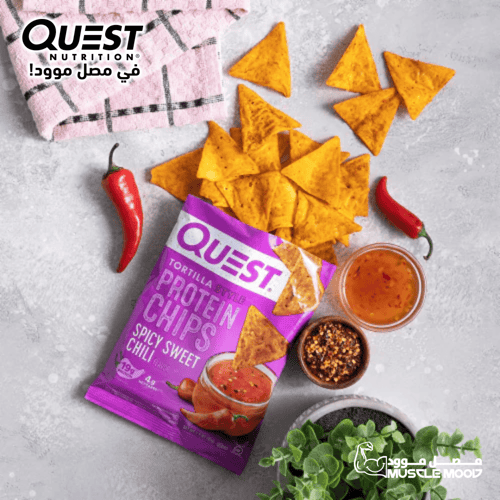 شيبس كويست,19ج بروتين!-بطاطس عالي بالبروتين!-ينفع...