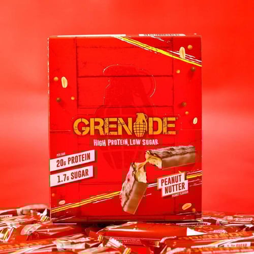 سناك بروتين بار جرينيد,(بينت بتر!)-(20ج بروتين!)-G...