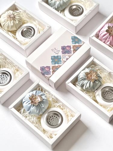 هدية لقاء الفرح - بقشة مسك ومبخرة