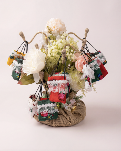 مجموعة توزيعات الحقائب الشعبية المضيئة