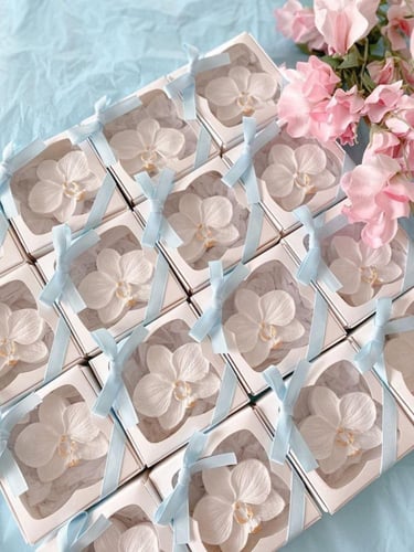 10 حبات توزيعات الأوركيد المعطر