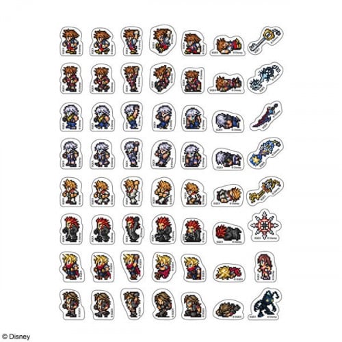 Kigdom Hearts Dot Stickers