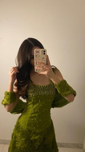 فستان زهرة الزمرد