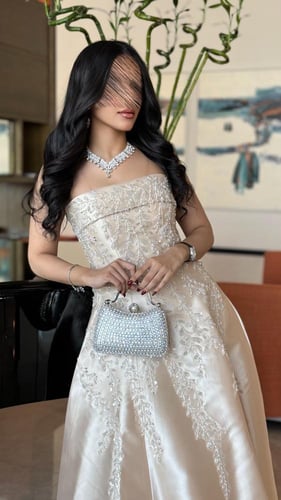 فستان توب سهره ملكي