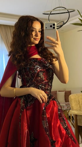 فستان سهرة ميكادو فاخر