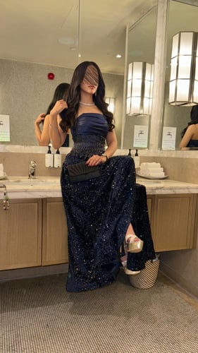 فستان توب ستان فصوص