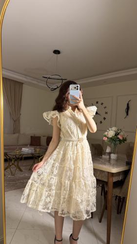 فستان لورين الدانتيل الفاخر | Loren Lace Dress