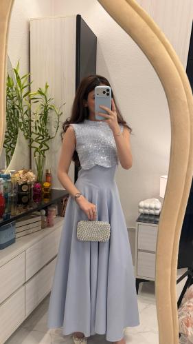 Mint Grace Dress – فستان منت غريس السماوي