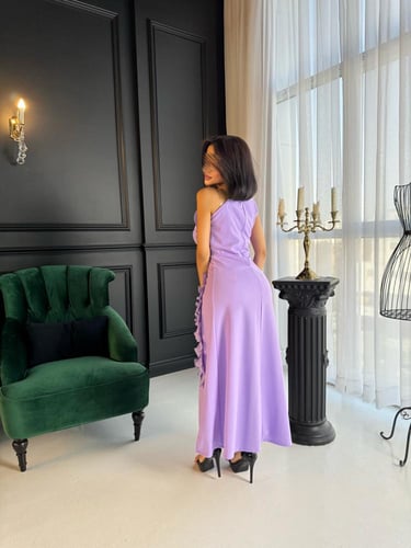 فستان فوشي ناعم